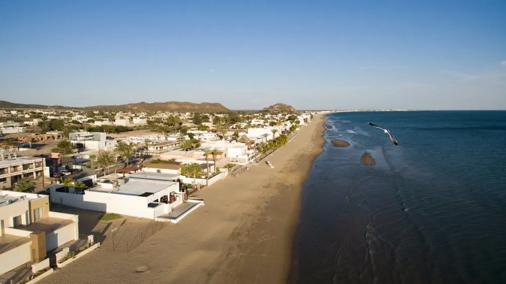 Kino Nuevo waterfront with the Sea of Cortez stretching beyond the beach