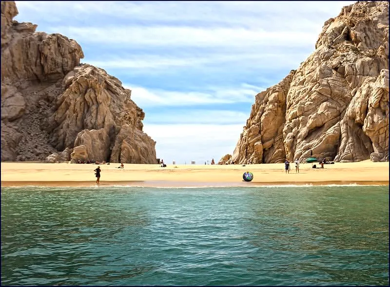 Lover's Beach near Cabo San Lucas during April dry season