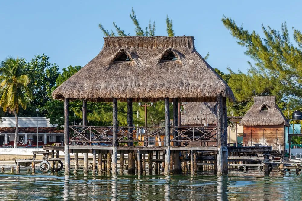 Isla Aguada waterfront near Laguna de Términos and the Gulf