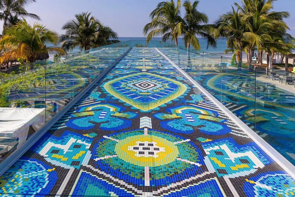 W Punta de Mita colorful beachfront resort architecture