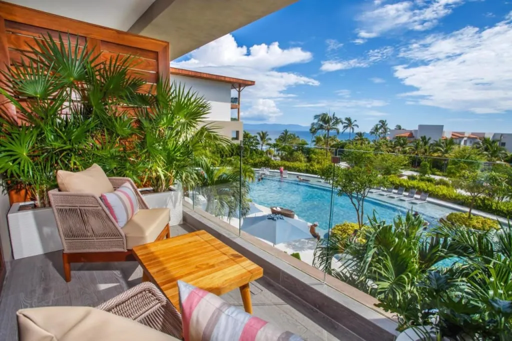 Marival Armony resort pool and tropical grounds in Punta de Mita