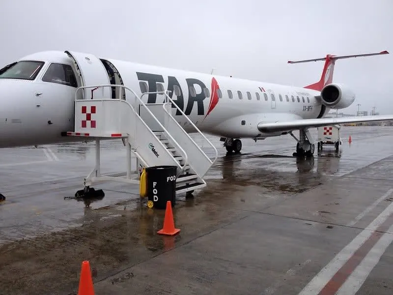 TAR regional aircraft used on smaller Mexican routes
