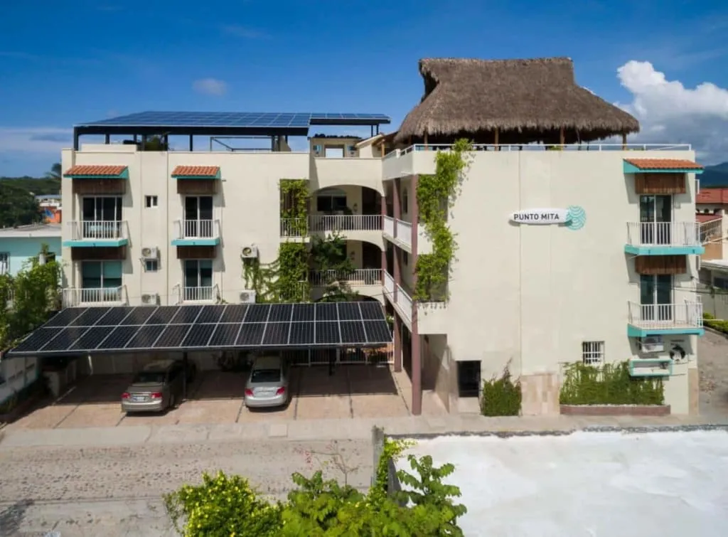 Punto Mita Suites and Hostal exterior near the beach