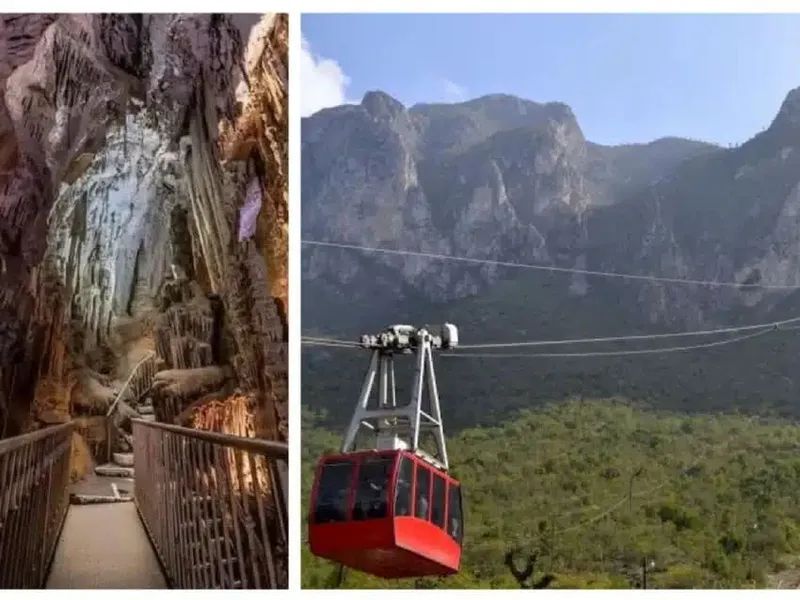 García Caves stalagmites near Monterrey — depart Monterrey and head toward Saltillo for the Zacatecas route