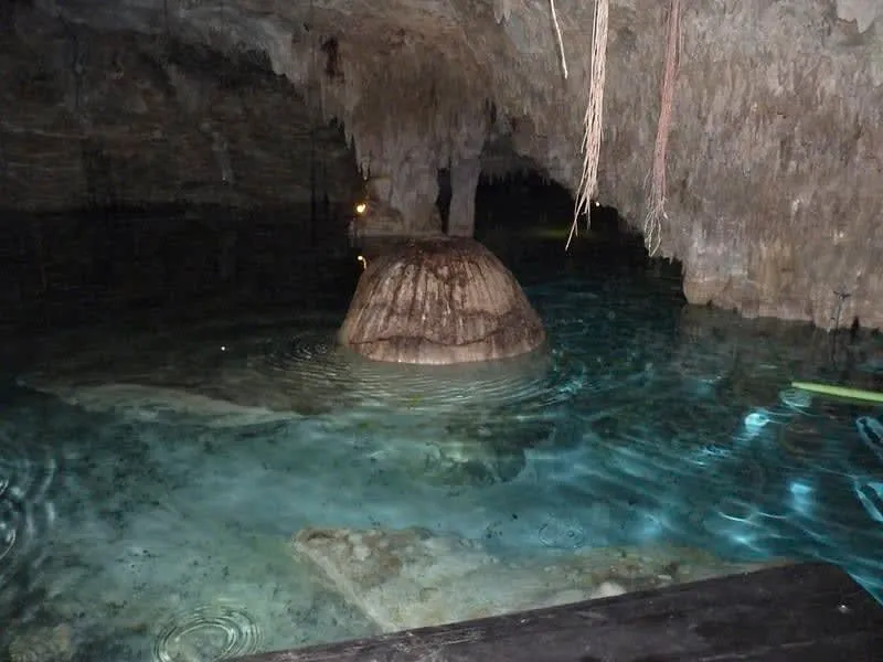 Cenote near Playa del Carmen as a reliable November swimming and day-trip option