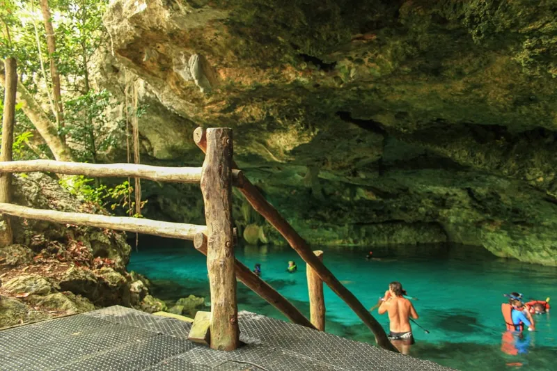 Cenote Dos Ojos near Tulum — one of Quintana Roo's most spectacular flooded cave cenotes