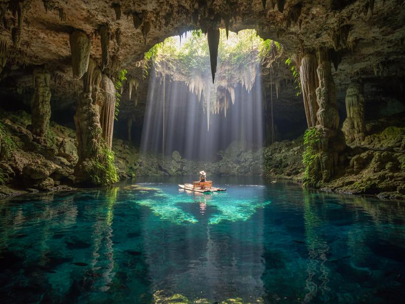 Cenote Suytun near Valladolid — a 200 MXN cenote 15 minutes from the city, easy to add on the Cancun-to-Ek Balam route