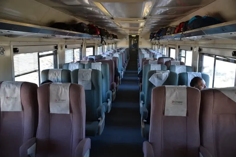 El Chepe train route planning from Chihuahua during April dry season