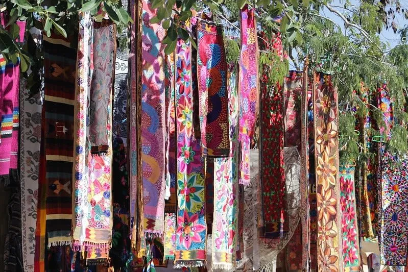 Vendors and regional goods at a traditional Chetumal market