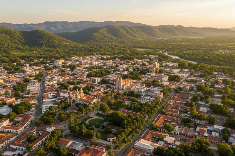 Ciudad Valles and the lush Huasteca landscape at the start of the rainy season