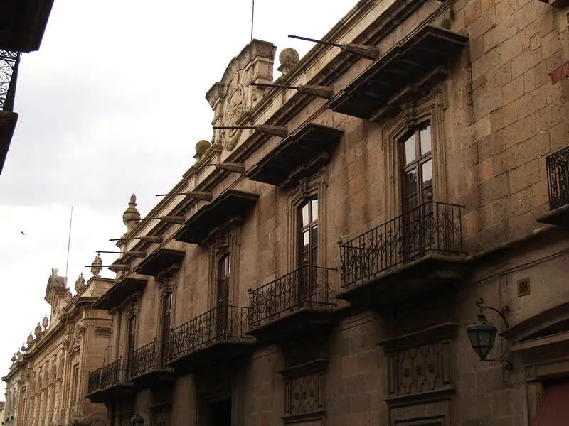 Museum interior in Morelia that works well during an August rain shower