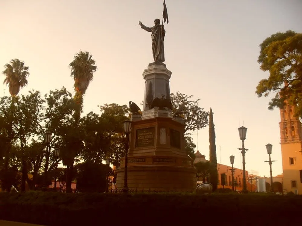 Dolores Hidalgo colonial town plaza in Guanajuato state Mexico birthplace of Mexican independence