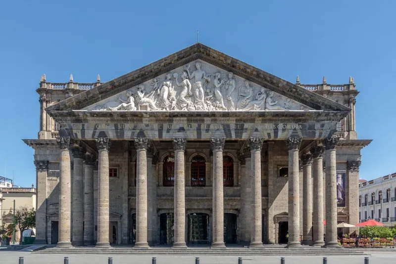 Degollado Theater in Guadalajara during a November culture trip