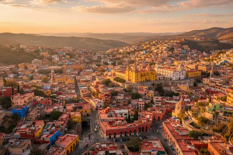 Guanajuato City in January as a larger base near Dolores Hidalgo