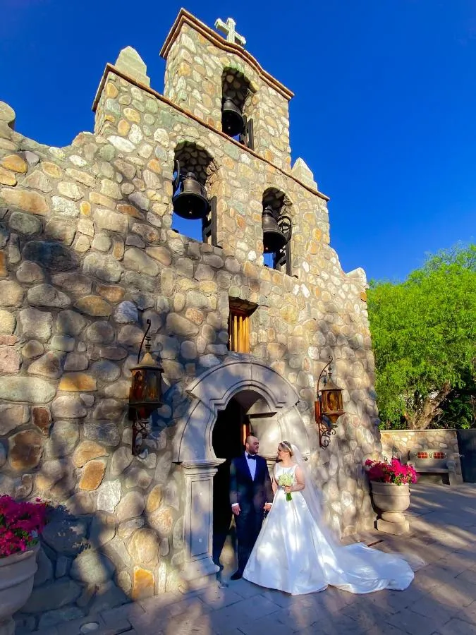 Chapel entrance at Hacienda de los Santos in Alamos Sonora