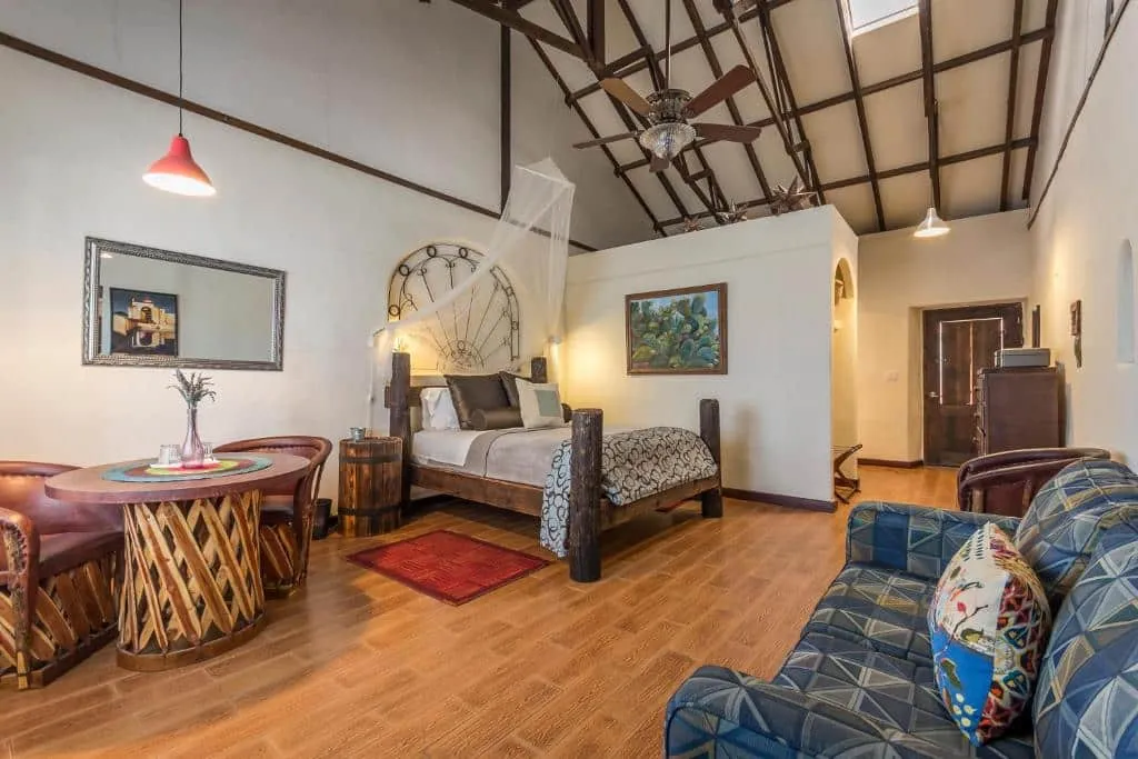 Terra del Valle B&B hammock terrace with vineyard and mountain views in Valle de Guadalupe