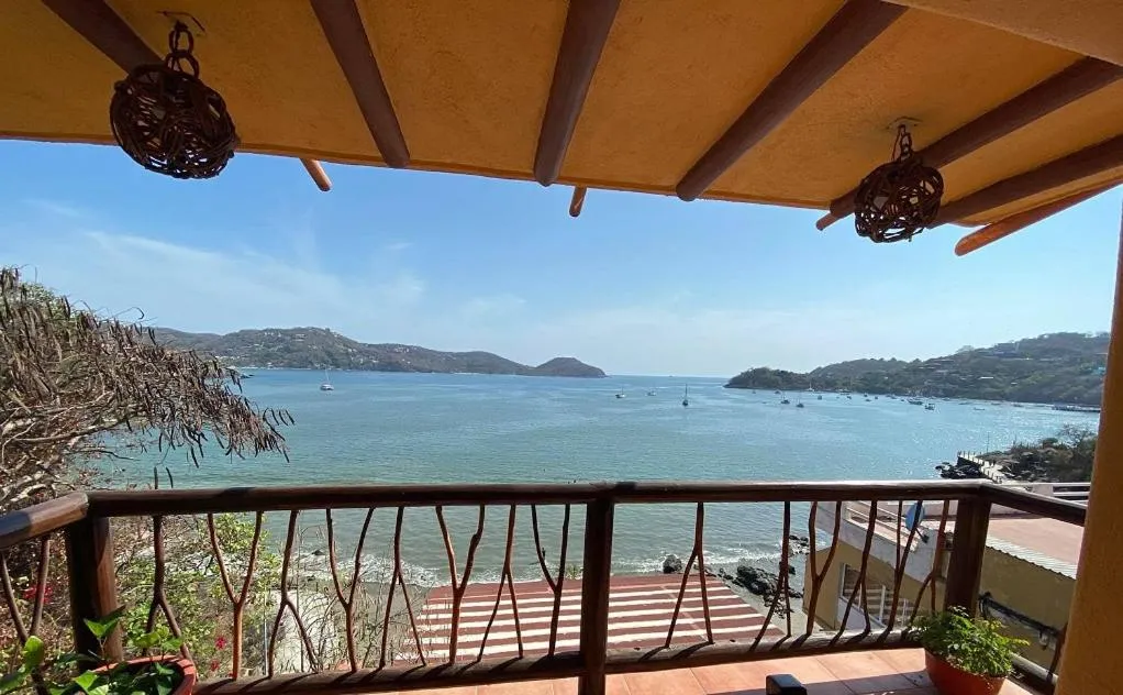 Casa Adriana rooms overlooking Zihuatanejo Bay