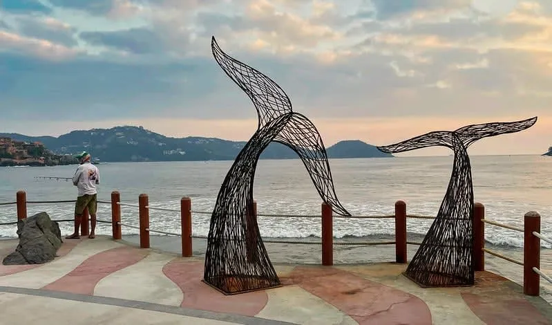 Playa La Madera cove near central Zihuatanejo