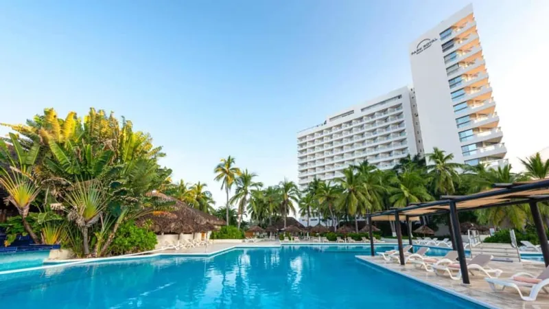 Ixtapa marina and hotel-zone area in April with resort bases, golf access, and Pacific Coast trip planning