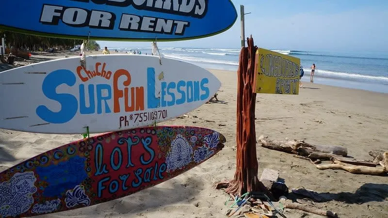La Saladita surf beach north of Zihuatanejo