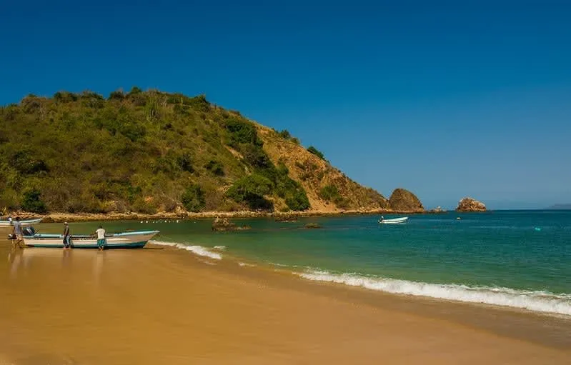 Varadero Beach on Ixtapa Island with calm water