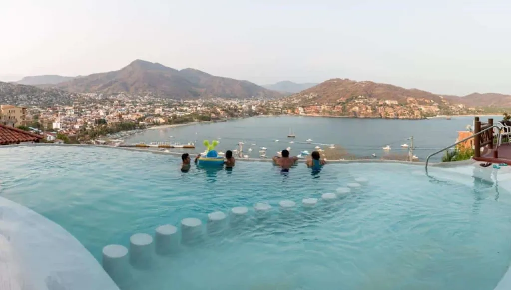 Villas El Morro overlooking Zihuatanejo Bay