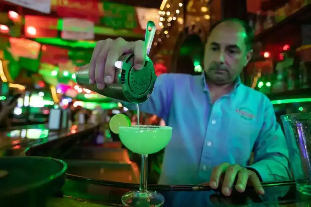 Original margarita served at Kentucky Bar in Ciudad Juarez