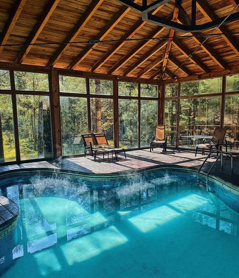 Rustic cabins and forest lodging in the Los Azufres highlands