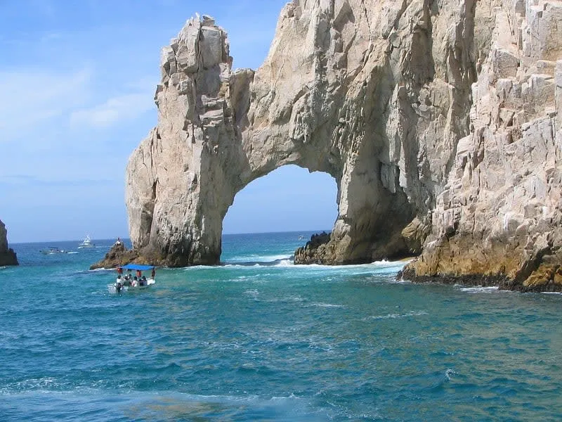 El Arco at Land's End Cabo San Lucas — the famous rock arch where the Pacific Ocean meets the Sea of Cortez at the southern tip of the Baja Peninsula