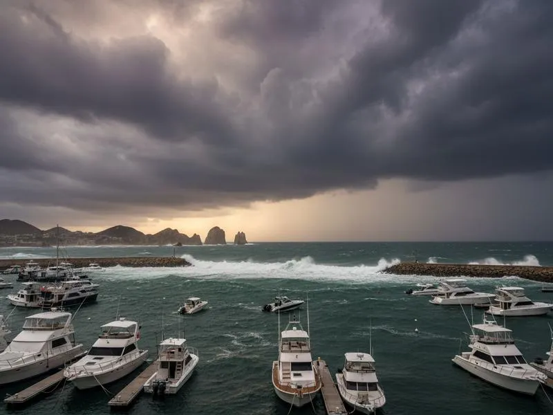 Cabo San Lucas marina with February whale watching departures