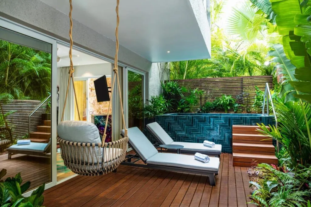 W Punta Mita resort grounds near Banderas Bay and Marietas Islands tours