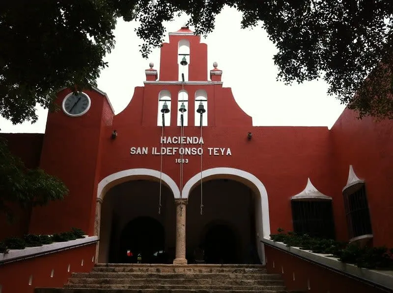 Maya Train station area near Teya outside Merida