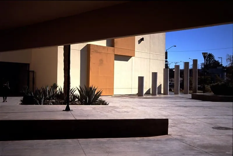 State Center for the Arts cultural complex near Río Nuevo in Mexicali