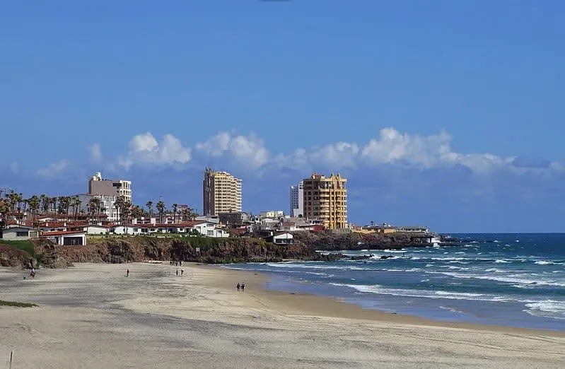 Rosarito beach day trip option on the Pacific coast west of Mexicali