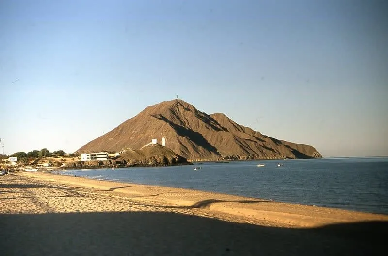 San Felipe beach on the Sea of Cortez south of Mexicali