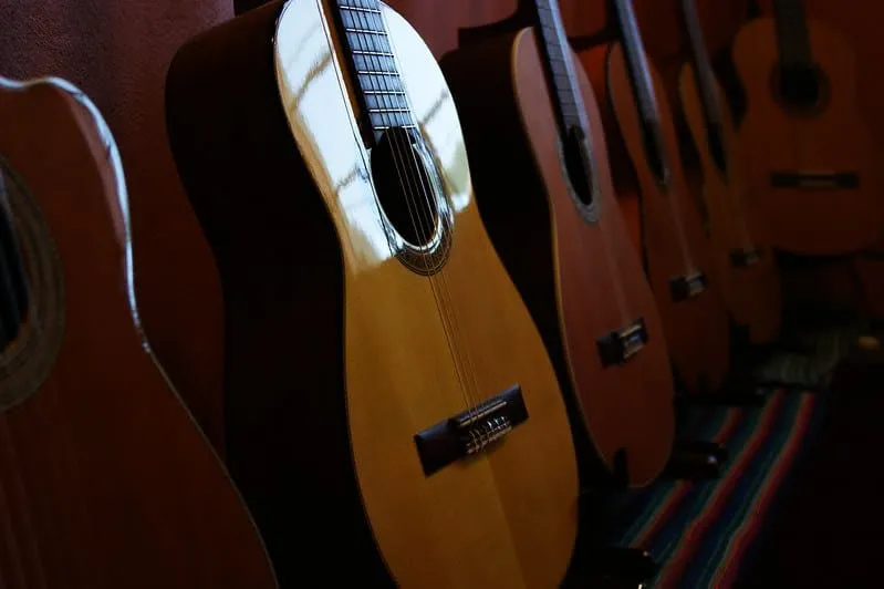 Wooden guitars handmade in Paracho Michoacan