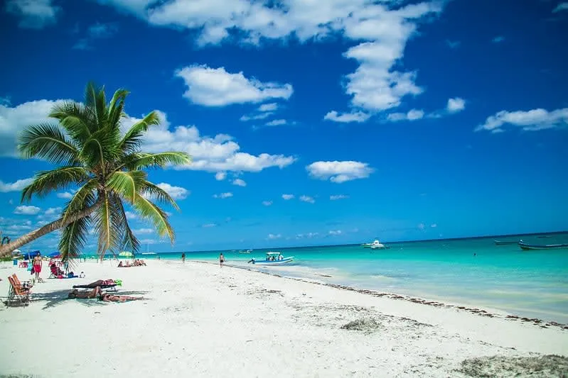Akumal beach on the Riviera Maya