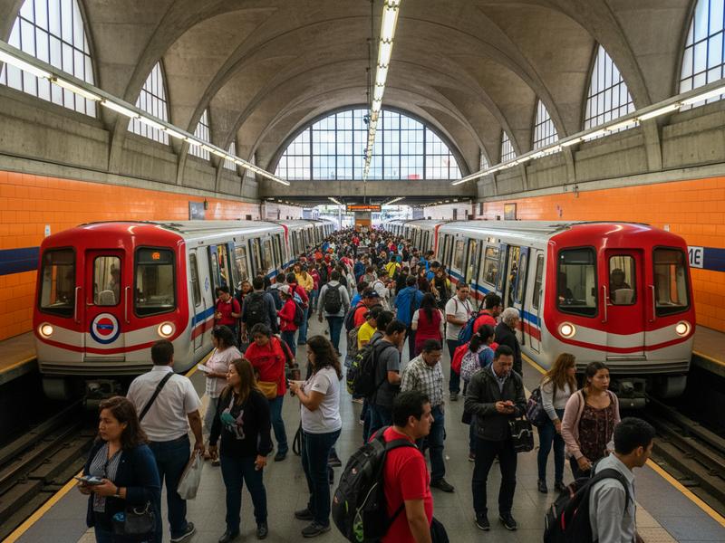 Mexico City TAPO bus terminal Metro — the Line 4 orange Metro connects directly from TAPO to downtown CDMX