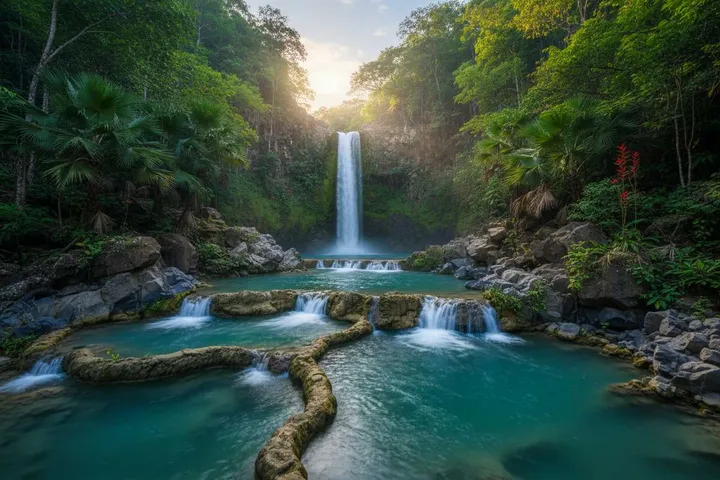 Minas Viejas Waterfall: The Turquoise Jewel of Huasteca Potosina