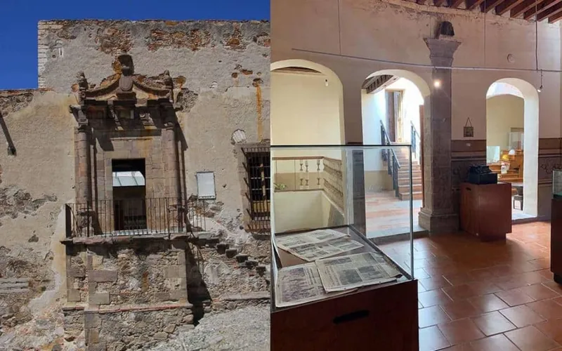 Old mining architecture in Real de Catorce for April walking and weather planning