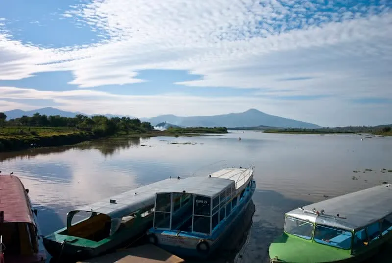 Lake Pátzcuaro in October before Día de los Muertos cemetery vigils around Michoacán
