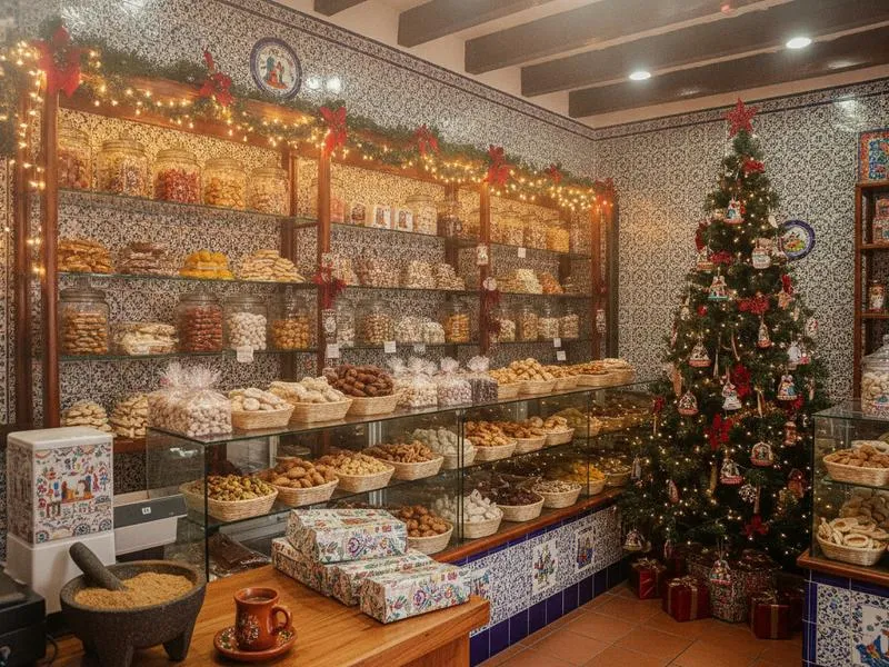 Puebla sweets shop prepared for Christmas shoppers