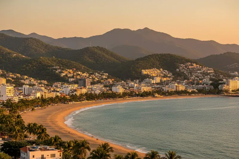 Pacific beach comparison for Ixtapa and Puerto Vallarta in December with warm dry-season weather