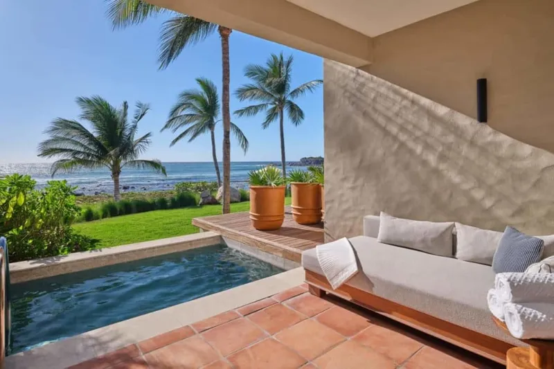 Punta Mita resort balcony with Pacific Ocean views