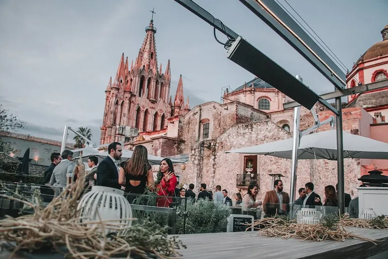 Rooftop view in San Miguel de Allende for an April sunset trip