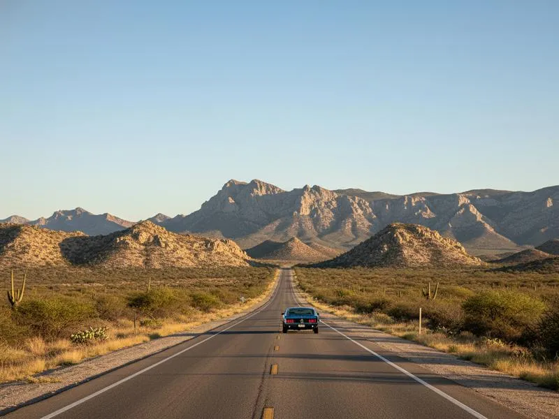 Coahuila highway scenery between Saltillo and nearby route stops