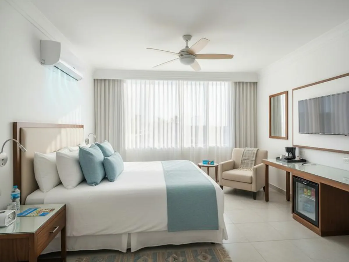 Tampico hotel base in April with practical parking, A/C comfort, and easy access to Miramar Beach or downtown food