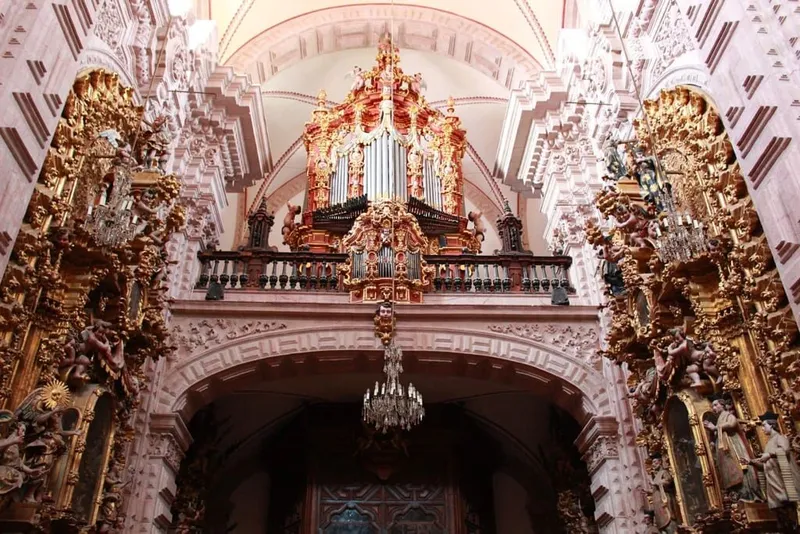 Santa Prisca church in Taxco during a September Independence Day trip