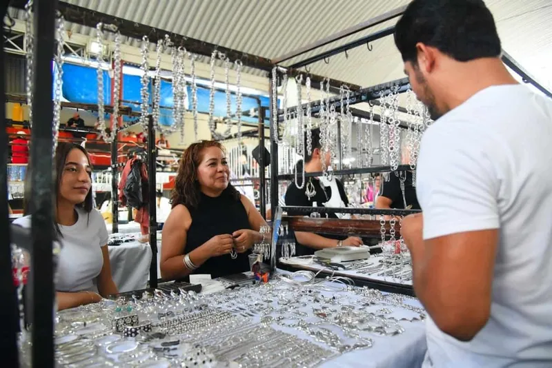Silver jewelry shopping in Taxco during a September rainy-season trip