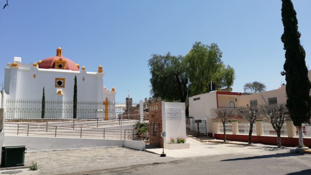 Tehuacan Puebla church in the historic center — midpoint city between Puebla and Oaxaca on Highway 150D
